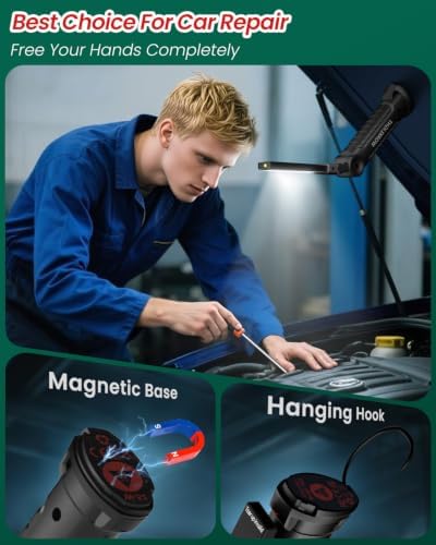 Coquimbo Tool Gifts for Men Dad Him, Rechargeable Flashlight LED Work Light - Image 3