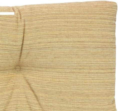 Klear Vu The Gripper Non-Slip Tufted Bench Cushion for Indoor Furniture, Assembled in USA, Entryway Storage, Bay Window, Corner Nook or Piano Seat, 30 Inches, Chenille Natural - Image 4