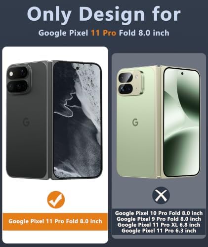 FNTCASE for Google Pixel 11 Pro Fold Case, Fit for Magsafe, Translucent - Image 2