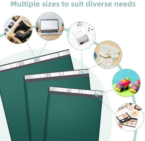 Famagic 60 Pack Ultramarine Polymailers Variety Pack, 10x13&12x15.5&14.5x19 - Image 5