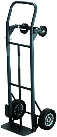 Safco Tuff Truck, Convertible Hand Truck, 2-in-1 Platform Truck, Heavy-Duty Dolly Cart, Steel Frame - Image 2