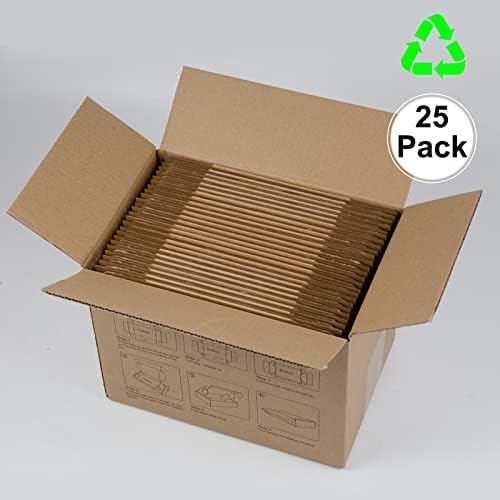 6x6x2 Inches Shipping Boxes Pack of 25, Brown Corrugated Cardboard Boxes for Small Bussiness, Packing and Mailing - Image 7