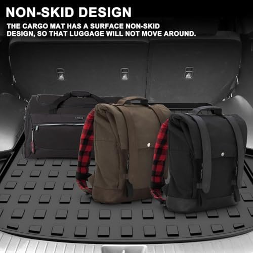 Cargo Mat Custom Fit for 2022-2025 2026 Hyundai Tucson Cargo Liner Trunk Mat - All Weather Cargo Mat Trunk Liner for 2026 2025 2024 2023 2022 Tucson Accessories Black - Image 5