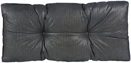 Klear Vu The Gripper Non-Slip Tufted Bench Cushion for Indoor Furniture, Assembled in USA, Entryway Storage, Bay Window, Corner Nook or Piano Seat, 30 Inches, Solid Indigo - Image 2