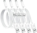 4 Pack [Apple MFi Certified] Apple Charging Cables 10ft, iPhone Chargers Lightning Cable 10 Foot, Fast iPhone Charging Cord for iPhone 14/14Pro/13/13Pro/12/11/11Pro/11Max/ X/XS/XR, ipad(White) by Susnwere