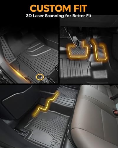 Floor Mats & Cargo Mat & Backrest Mat for Honda Passport 2019-2025 - Image 2