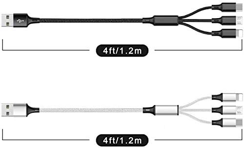 Travel Essentials Multi USB Charging Cable 3A, (2Pack 6.6FT) Charging Cable - Image 5