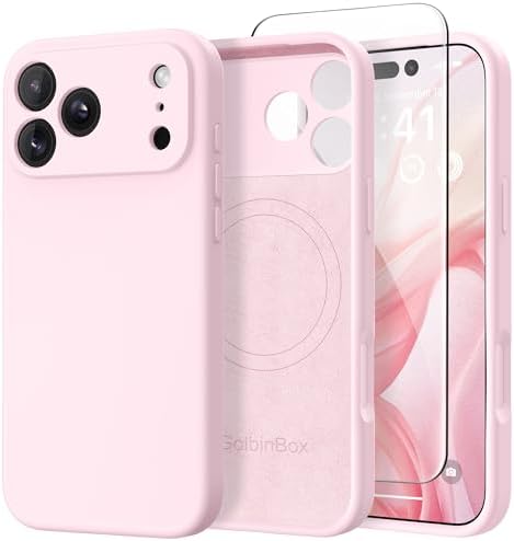 GolbinBox Magnetic for iPhone 18 Pro Max Case/17 Pro Max Case, Chalk Pink by GolbinBox