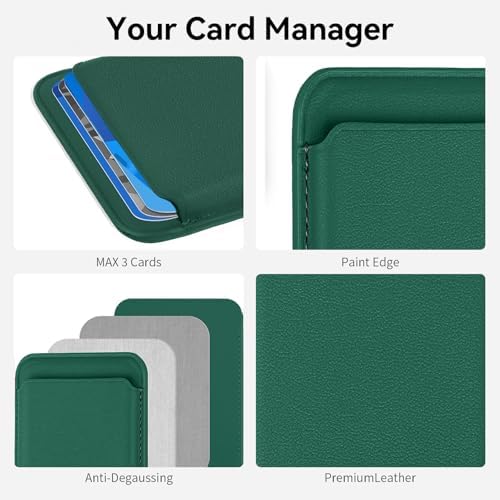 Magnetic Wallet Cell Phone Card Holder for Phone Case with Mag-Safe - Image 3