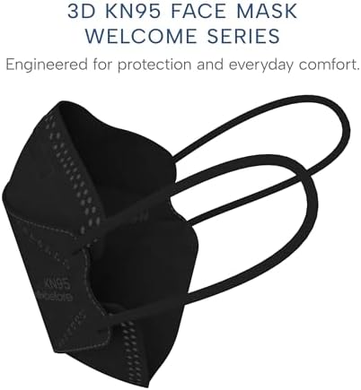 Well Before Welcome Series 3D KN95 Face Mask - 5-Layer Disposable Masks - Image 2