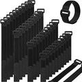 40pcs Reusable Cable Ties - 4 Sizes (6/8/10/12 Inch) - Hook and Loop Cinch Straps for Wire Management - Heavy Duty Cord Organizer & Wire Ties for Electronics, PC, Home & Office by AIRUEEKLOVELIFE