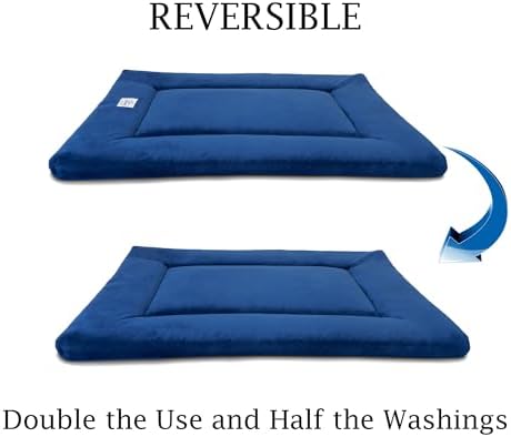Pet Dreams Dog Crate Bed -ORIGINAL Kennel Mat since 1999- UNIQUE Reversible Portable & Washable Pad that NEVER Bunches! Soft Comfortable Sleeping Cushion, Cat Couch Bedding, Puppy House/Cage Supplies - Image 5