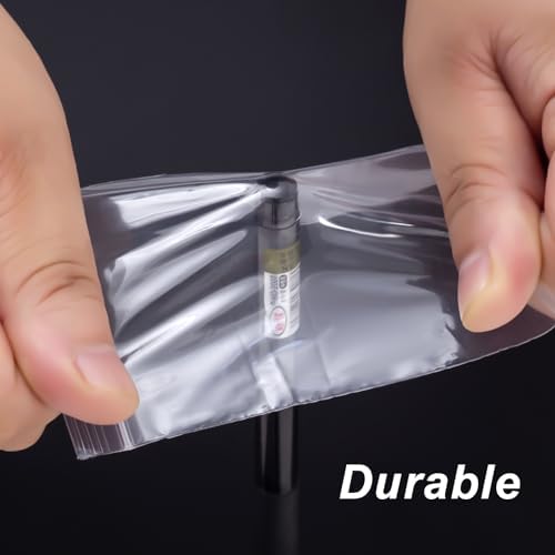 300 PCS Small Plastic Bags, 2.2 x 3 Inch Transparent Jewelry Bag - Image 6