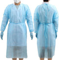 JMU 100 Pack Disposable Isolation Gowns XL, 51x59 Inch PPE Medical Gowns by JMU