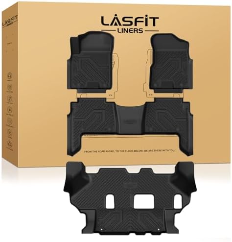 LASFIT Floor Mats for Nissan Armada/Infiniti QX80 8-Seat 2019-2024 by LASFIT