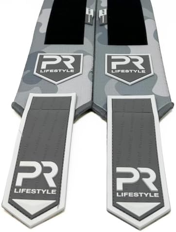 PR Personal Record Heavy Duty Premium Wrist Wraps, More Elasticity, Reinforced Stitching, Extra Wide Strap, Strong Thumb Loop, Larry Wheels Weightlifting Wraps - Image 4
