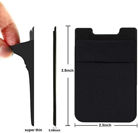 Fulgamo Phone Wallet Stick on,Card Holder for Phone Case,Phone Card Holder - Image 4