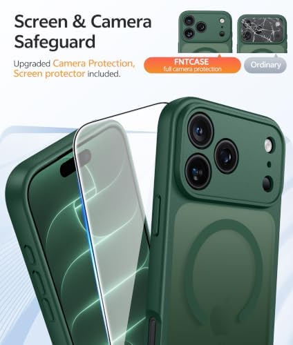 FNTCASE for iPhone 18 Pro Max Case/iPhone 17 Pro Max Case, Screen Protector - Image 4
