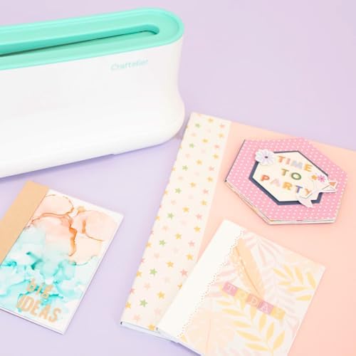 Craftelier - Minty Thermal Binding Machine with 3 Color Binding Spines Set, Book Binder for Scrapbooking Projects, DIY Journals, Notebooks, Documents & Photo Books, 200 Sheets Capacity, Mint & White - Image 3