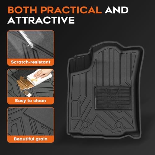 Floor mats for Toyota Tacoma 2016-2023 Double Cab (Only for Automatic) - Image 4