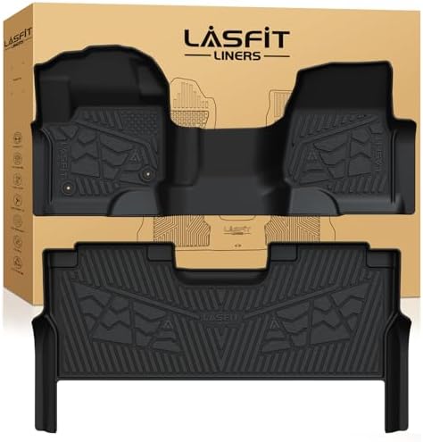 LASFIT Floor Mats for Ford F250/F350 2017-2026 Fit Crew Cab,fit Bench Seats by LASFIT