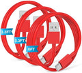 3-Pack Red [3.3FT+3.3FT+6FT] USB A to USB C Cable，USB to USB C Car Carplay Cable for iPhone 16 15 Pro Plus Pro Max，for iPad Pro/Air/Mini，for Samsung S24/S23/S22/S21，for MacBook Pro/Air and More by JERMASAL