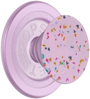 PopSockets Phone Grip for MagSafe, Magnetic Holder- Regrind Sugar Plum - Image 4