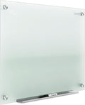 Quartet Whiteboard, Glass Dry Erase Board, Non-Magnetic, Infinity Frameless by Quartet