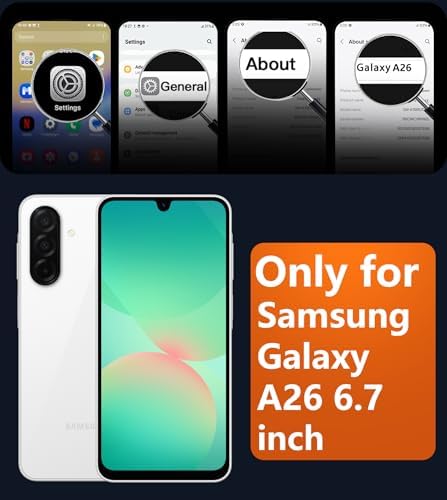 FNTCASE for Galaxy A26 5G Phone Case, Fit for Magsafe, Screen Protector - Image 2