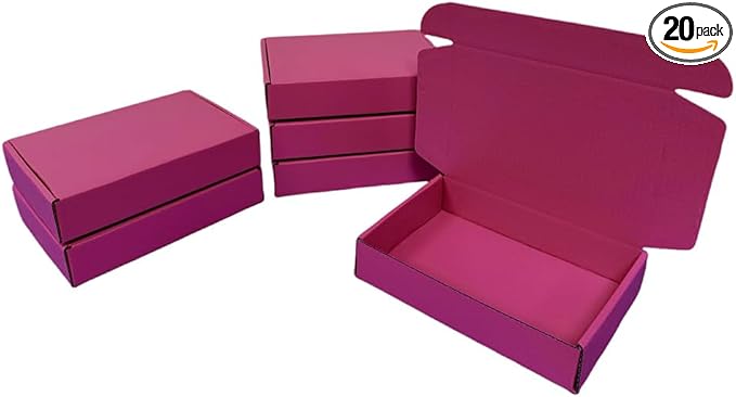 20 Pcs 14.2 x 10.2 x 2.4 inches Larger Size Shipping Boxes by Unknown