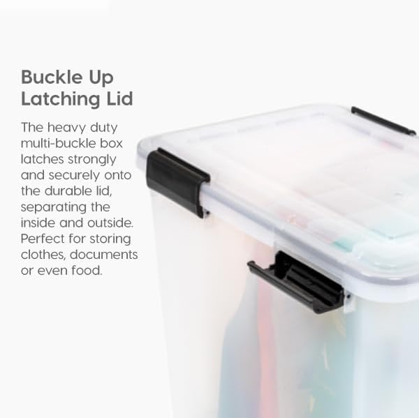 IRIS USA WeatherPro 63 Qt Storage Bins - Image 3