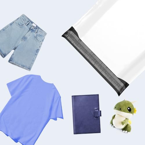 White Shipping Bags, Self-Seal Poly Mailers 10x13 Inch, 500 Pack - Image 5