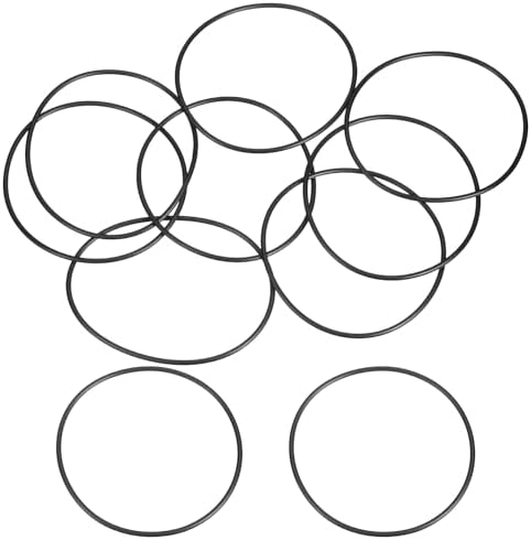 uxcell 10Pcs AS-250 NBR 70A O-Rings 5" ID x 1/8" CS/4.984" ID x 0.139" CS by uxcell