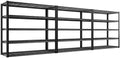 REIBII 48.2''W Garage Shelving Heavy Duty Metal Shelving 3000LBS Storage Shelves Adjustable Metal Shelves Industrial 5 Tier Garage Shelf for Basement Pantry Warehouse Supermarket, 3 Pack by REIBII
