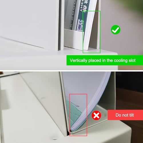 Thermal Binding Machine Book Binder Machine Book Binding Kit 500 Sheets Capacity Thermal Binder A3/A4/A5 Document with Glue Strips Cover 110V Hot Melt Machine Heat Binder Contract Document Invoice - Image 6
