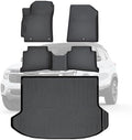 TPE Floor Mats for 2021-2026 Kia Seltos LX/S/EX/SX Turbo/X-Line, All Weather Car Floor Liners Fit Kia Seltos Accessories Black （Crop fit Subwoofer by SANBAN-AXE