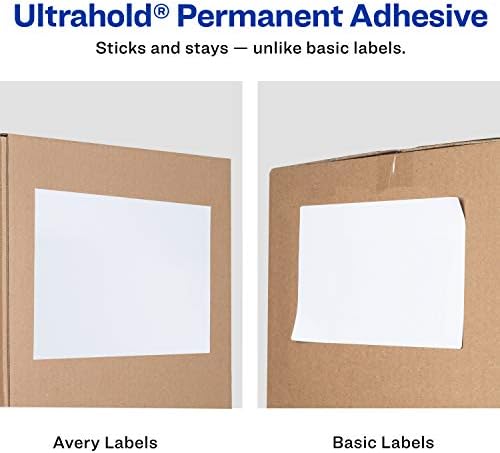Avery TrueBlock Shipping Labels, Sure Feed, Permanent, 3-1/3" x 4", White, 2 Pack, 120 Labels Total (32134) - Image 5