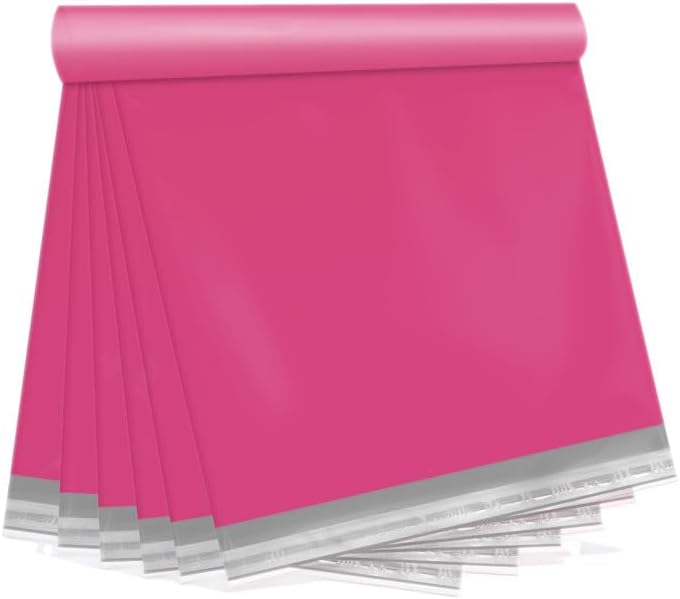 Pink Poly Mailers 14.5x19 Inch, 100 Pack,Shipping Bags by Unknown