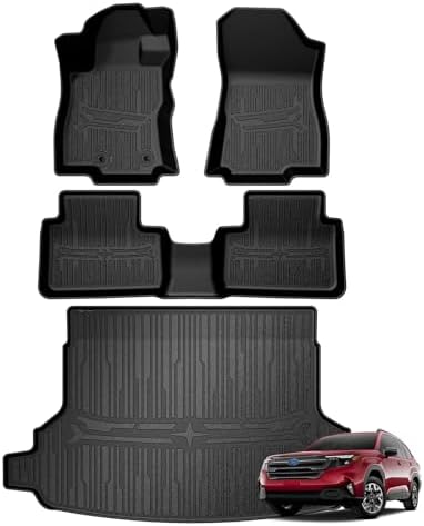 TripleAliners Trunk & Floor Mats for 2025-2026 Subaru Forester, Not Hybrid by TripleAliners