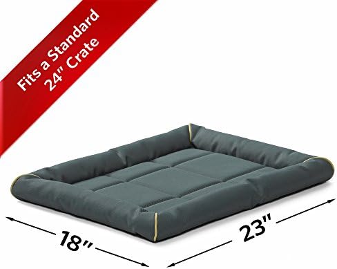 MidWest Homes for Pets Maxx Dog Bed for Metal Crates, 24 Inch Green - Image 2