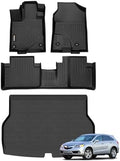 All Weather Floor Mats & Cargo Liner for Acura RDX 2013 2014 2015 Custom Fit Waterproof Durable Easy to Clean fit for Acura RDX 2013-2015 Accessories Black by Wailtnb