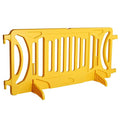 Billboard Barricade 42x96 Plastic Pedestrian Barricade- Yellow by OTWSafety