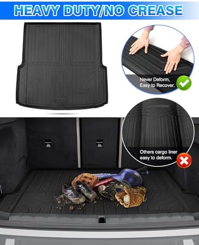 Cartist Cargo Liner for BMW I4 eDrive35 / eDrive40 / xDrive40 / M50 2022-2026 Trunk Mat, All Weather Cargo Mat for i4 Accessories, Heavy Duty Car Mats, Car Accessories - Image 6