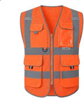 HYCOPROT High Visibility Safety Vest Hi Vis Reflective Construction Vests with Pockets for Men Women,Meets ANSI/ISEA Standard by HYCOPROT