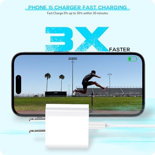 Fast Charger for iPhone 17 16 15, 3Pack USB C iPad Charge PD Fast Charger Block 6FT Long USBC to Type C i Phone Charging Cable Cord for iPhone 17 Air/Pro/Pro Max/16 Pro/Plus/15/15 Pro/Pro Max,iPad Pro - Image 4