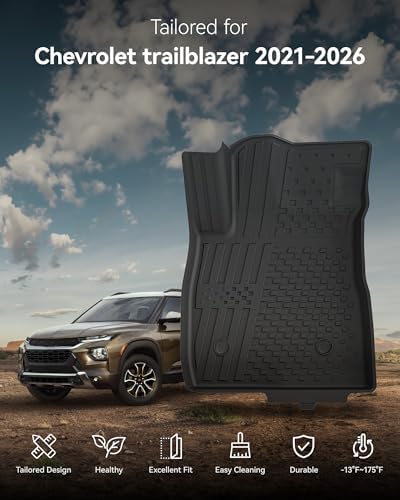 3W Floor Mats for Chevrolet Trailblazer 2021-2026 (AWD Only) - Image 2
