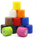 OK TAPE 12 Rolls Self Adhesive Bandage Wrap, Cohesive Elastic Athletic Tape by OKTAPE