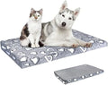 VANKEAN Reversible Cool/Warm Crate Mat Waterproof Washable Firm S-XXL Grey by VANKEAN