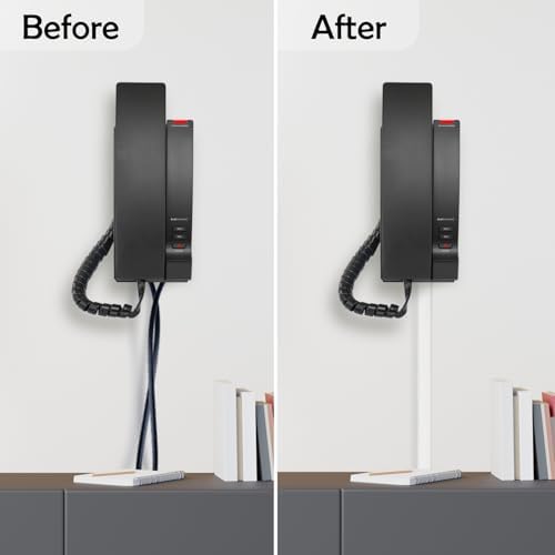 TV Cord Hider – Flexible Wall Cord Cover Slim Design Silicone Cable Raceway - Self Adhesive, Cut to Size Design for Hiding Wires on Wall - Clean Home Setup Cable Concealment (Off-White, 6 Feet) - Image 5
