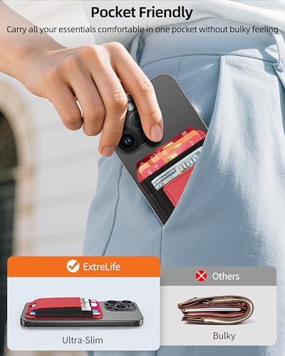 Upgraded for Magsafe Wallet, 7 Card Holder, RFID Blocking, Strongest Magnet - Image 6